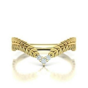 New 18k gold plated diamond 💎 Ring